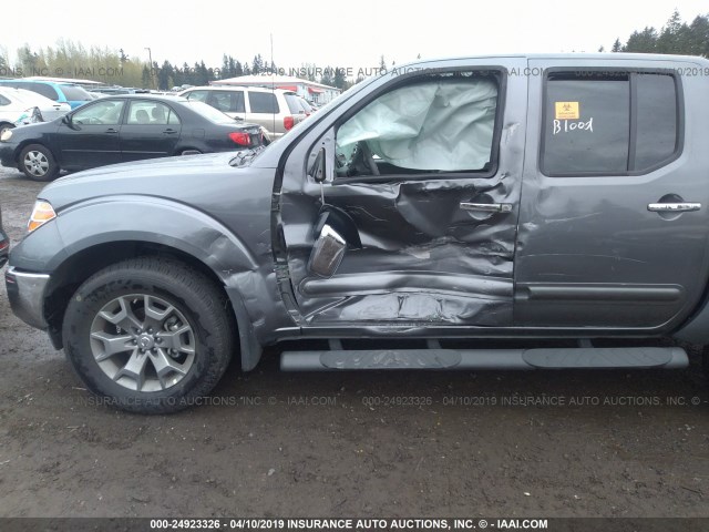 1N6AD0EV3KN737323 - 2019 NISSAN FRONTIER S/SV/SL/PRO-4X GRAY photo 6