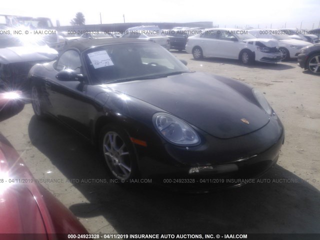 WP0CA29885U711251 - 2005 PORSCHE BOXSTER BLACK photo 1