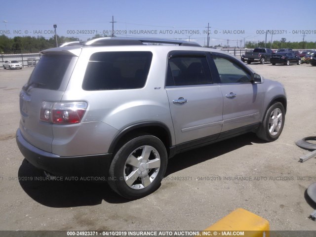 1GKER23748J294741 - 2008 GMC ACADIA SLT-1 SILVER photo 4