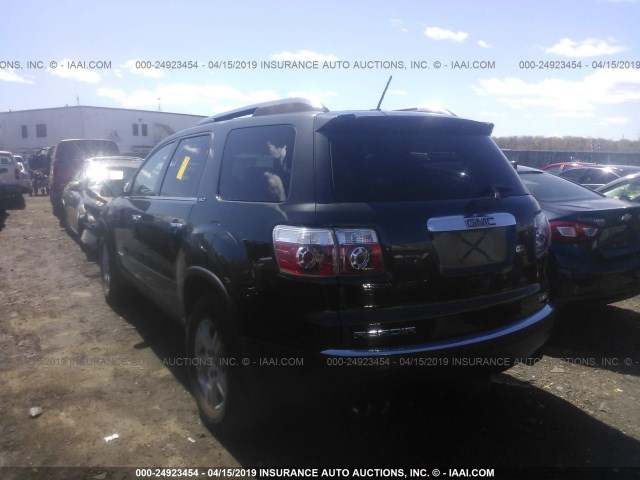 1GKEV23707J142613 - 2007 GMC ACADIA SLT-1 BLACK photo 3