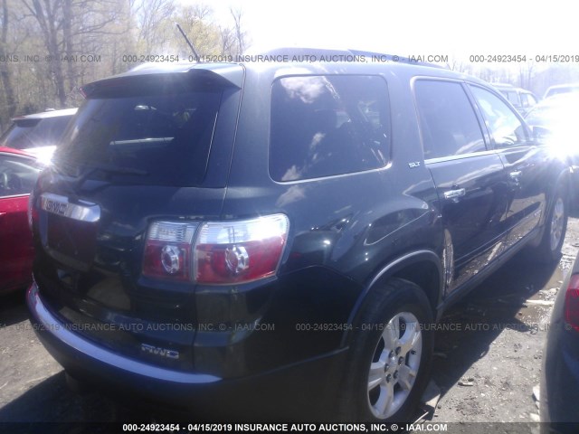 1GKEV23707J142613 - 2007 GMC ACADIA SLT-1 BLACK photo 4