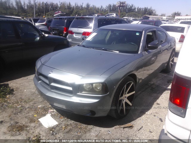 2B3LA43R77H640564 - 2007 DODGE CHARGER SE/SXT SILVER photo 2