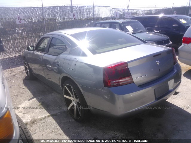 2B3LA43R77H640564 - 2007 DODGE CHARGER SE/SXT SILVER photo 3