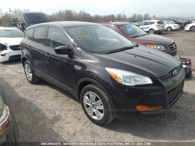 1FMCU0F79DUA70970 - 2013 FORD ESCAPE S BLACK photo 1