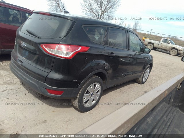 1FMCU0F79DUA70970 - 2013 FORD ESCAPE S BLACK photo 4