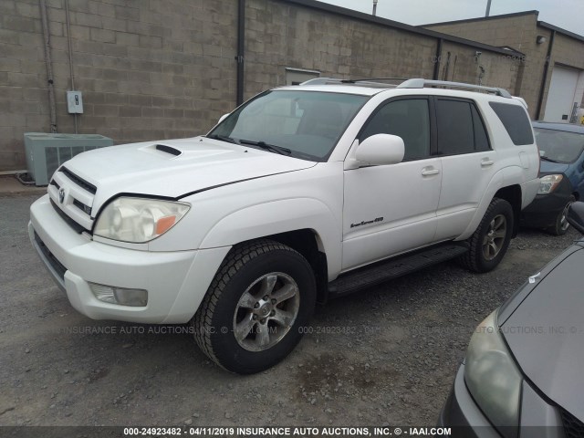 JTEBT14R148010506 - 2004 TOYOTA 4RUNNER SR5/SPORT WHITE photo 2