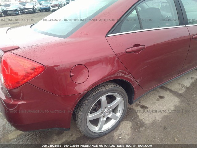 1G2ZH57N194159165 - 2009 PONTIAC G6 GT RED photo 6