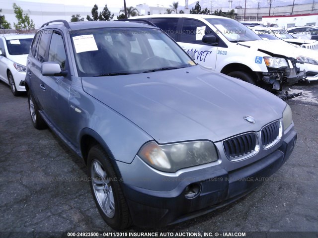 WBXPA93435WD23211 - 2005 BMW X3 3.0I GRAY photo 1