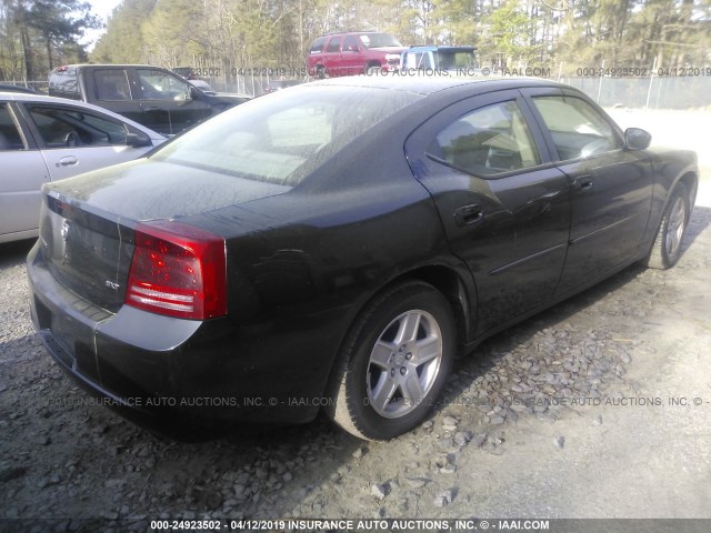 2B3KA43G37H787572 - 2007 DODGE CHARGER SE/SXT BLACK photo 4