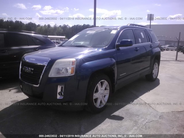 2CTFLEEY5A6264793 - 2010 GMC TERRAIN SLE BLUE photo 2