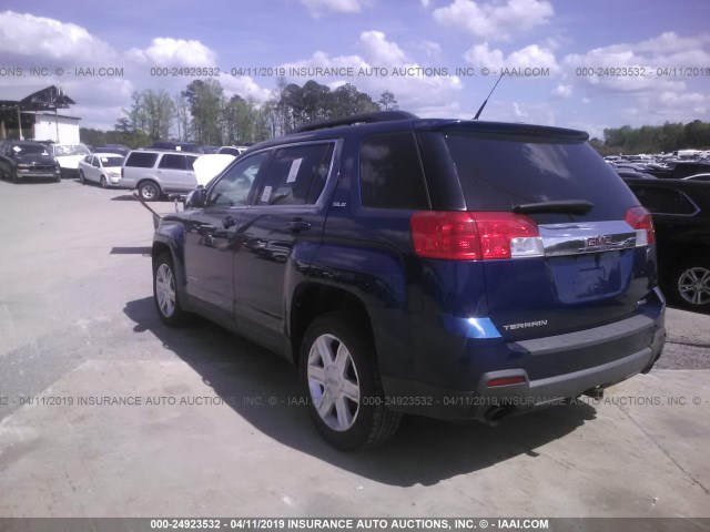 2CTFLEEY5A6264793 - 2010 GMC TERRAIN SLE BLUE photo 3