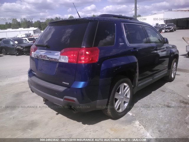 2CTFLEEY5A6264793 - 2010 GMC TERRAIN SLE BLUE photo 4