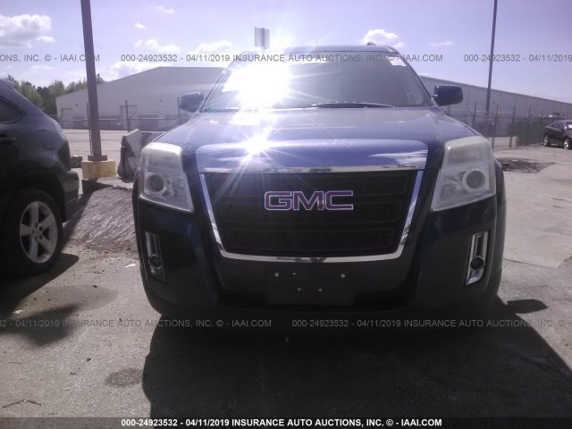 2CTFLEEY5A6264793 - 2010 GMC TERRAIN SLE BLUE photo 6