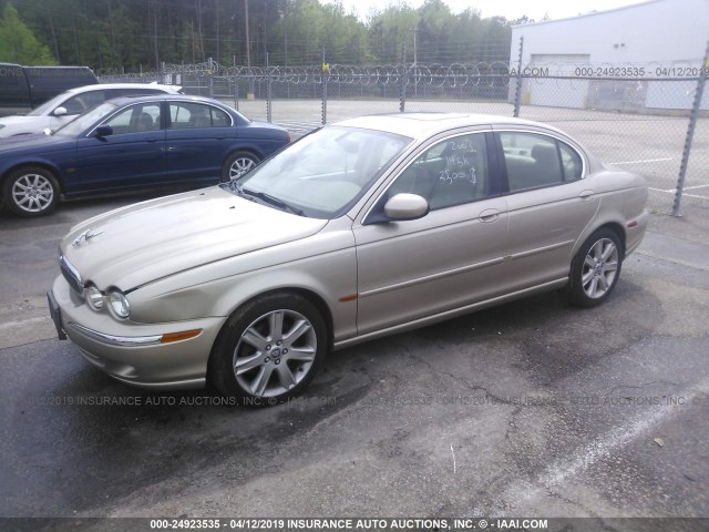 SAJEA51C43WC88085 - 2003 JAGUAR X-TYPE 3.0 TAN photo 2