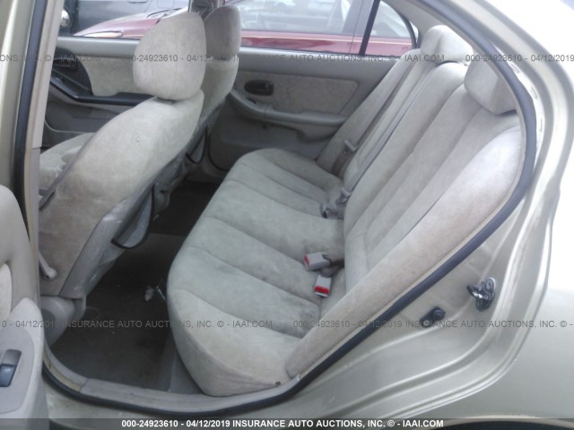 KMHDN45D92U451845 - 2002 HYUNDAI ELANTRA GLS/GT GOLD photo 8