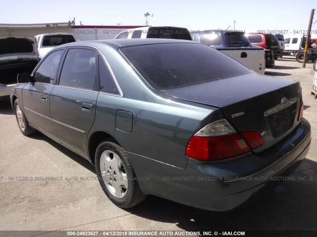 4T1BF28BX4U343675 - 2004 TOYOTA AVALON XL/XLS GREEN photo 3