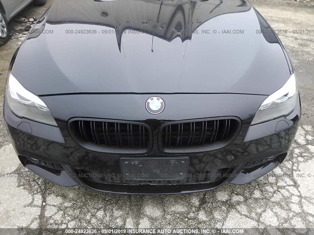 WBAFR9C57DDX80814 - 2013 BMW 550 I BLACK photo 10