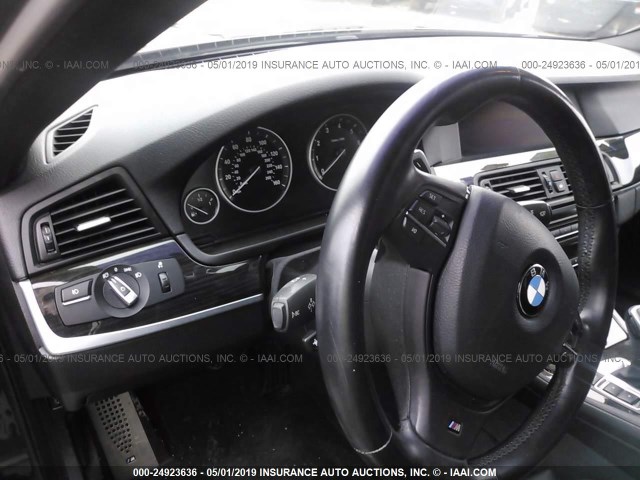 WBAFR9C57DDX80814 - 2013 BMW 550 I BLACK photo 7