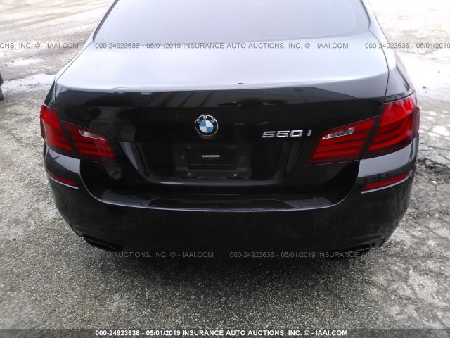 WBAFR9C57DDX80814 - 2013 BMW 550 I BLACK photo 9