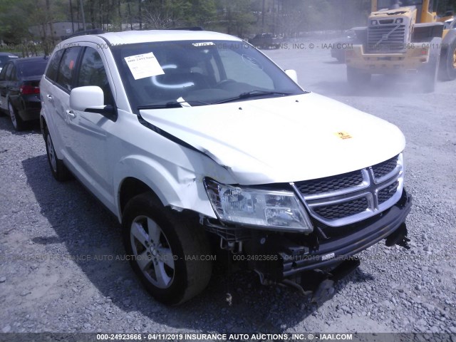 3C4PDCBG2CT310849 - 2012 DODGE JOURNEY SXT WHITE photo 1