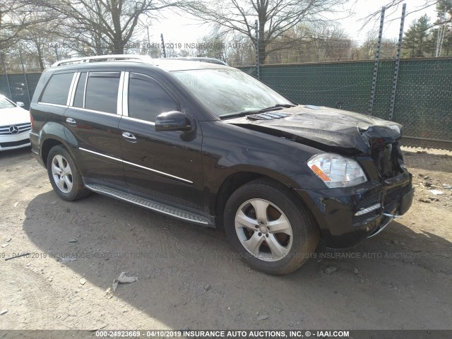 4JGBF7BE4CA798439 - 2012 MERCEDES-BENZ GL 450 4MATIC BLACK photo 1