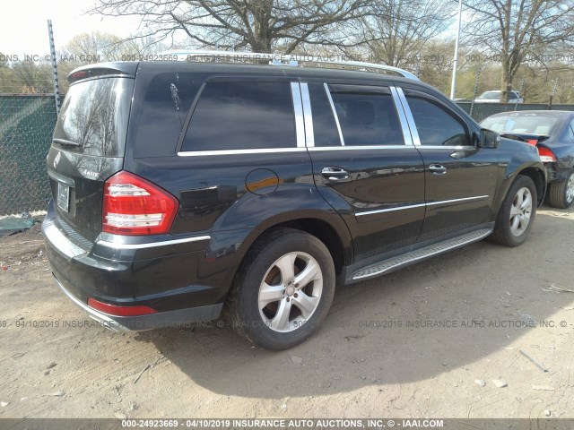 4JGBF7BE4CA798439 - 2012 MERCEDES-BENZ GL 450 4MATIC BLACK photo 4