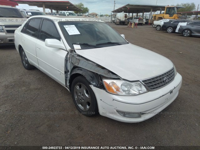 4T1BF28B93U298338 - 2003 TOYOTA AVALON XL/XLS WHITE photo 1