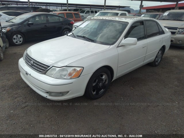 4T1BF28B93U298338 - 2003 TOYOTA AVALON XL/XLS WHITE photo 2