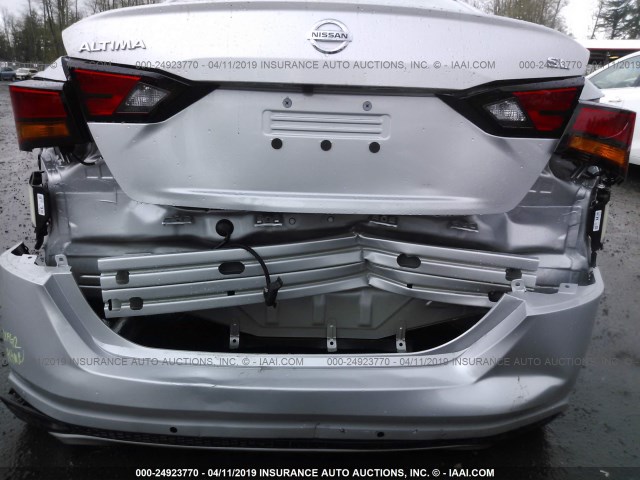 1N4BL4EV8KC207917 - 2019 NISSAN ALTIMA SL SILVER photo 6