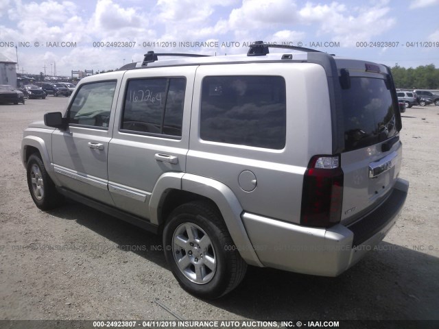 1J8HH58N18C218895 - 2008 JEEP COMMANDER LIMITED GRAY photo 3