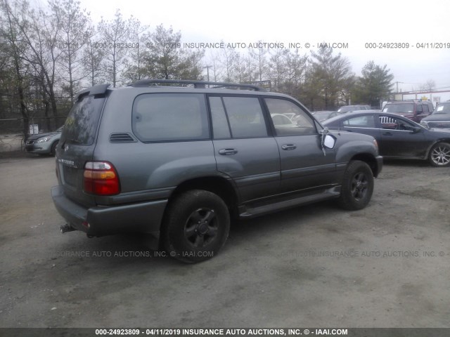 JT3HT05J1Y0117016 - 2000 TOYOTA LAND CRUISER  GRAY photo 4