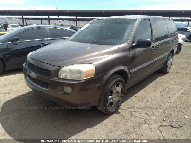 1GNDV23W98D162574 - 2008 CHEVROLET UPLANDER LS Dark Brown photo 2