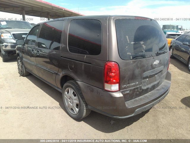 1GNDV23W98D162574 - 2008 CHEVROLET UPLANDER LS Dark Brown photo 3