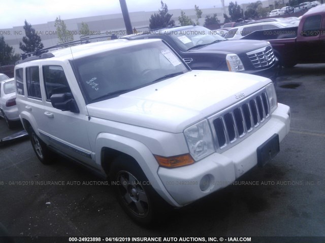 1J4RH4GK8AC113865 - 2010 JEEP COMMANDER SPORT WHITE photo 1