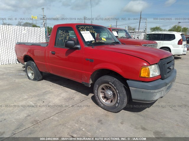 1FTYR10U95PA93679 - 2005 FORD RANGER RED photo 1