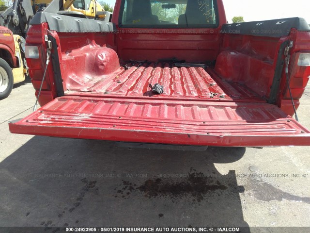 1FTYR10U95PA93679 - 2005 FORD RANGER RED photo 8