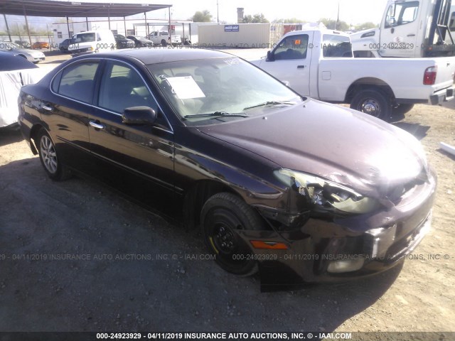 JTHBF30G336012116 - 2003 LEXUS ES 300 MAROON photo 1