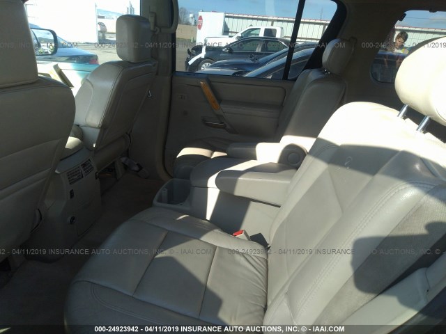 5N3AA08C14N811821 - 2004 INFINITI QX56 GRAY photo 8