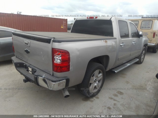 2GCEC13J271548880 - 2007 CHEVROLET SILVERADO C1500 CREW CAB GRAY photo 4