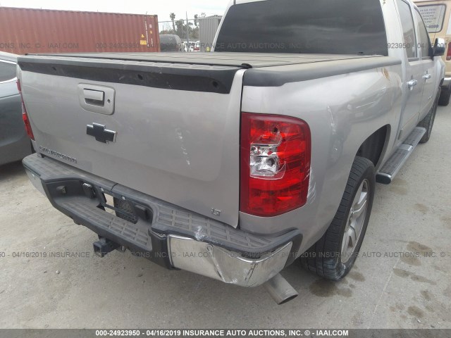 2GCEC13J271548880 - 2007 CHEVROLET SILVERADO C1500 CREW CAB GRAY photo 6