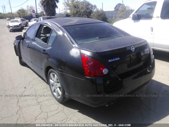 1N4BA41E74C900511 - 2004 NISSAN MAXIMA SE/SL BLACK photo 3