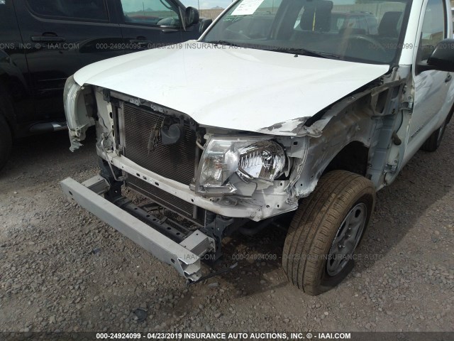 5TENX22NX7Z396602 - 2007 TOYOTA TACOMA WHITE photo 6