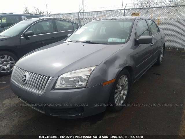 3MEHM08Z17R641807 - 2007 MERCURY MILAN PREMIER GRAY photo 2