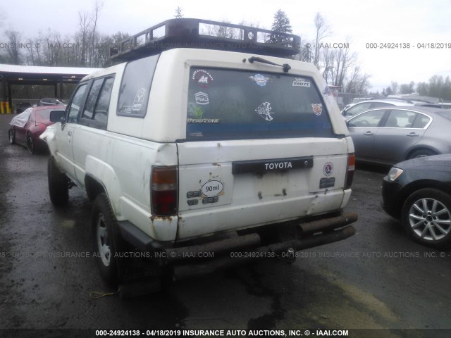 JT3VN66WGJ0004145 - 1988 TOYOTA 4RUNNER VN66 SR5 WHITE photo 3