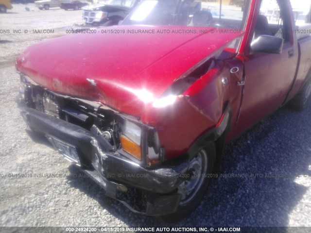 1B7FL66X0LS624303 - 1990 DODGE DAKOTA SPORT RED photo 6