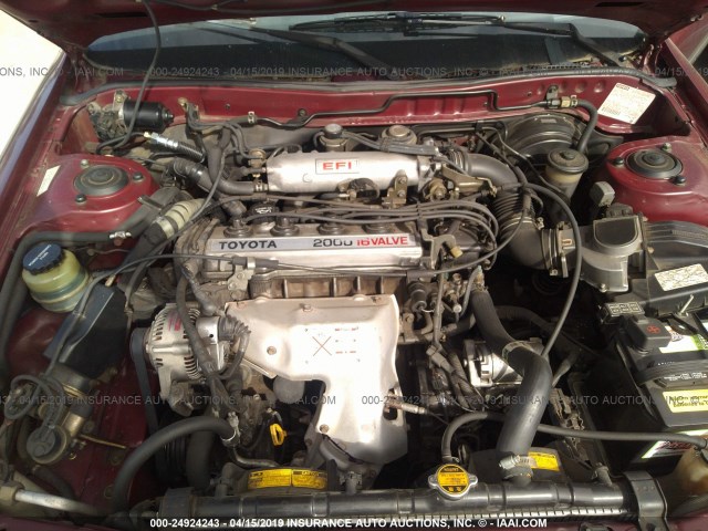 JT2SV21E3M3461108 - 1991 TOYOTA CAMRY DLX 红色 照片 10
