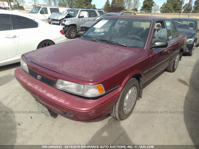 JT2SV21E3M3461108 - 1991 TOYOTA CAMRY DLX 红色 照片 2
