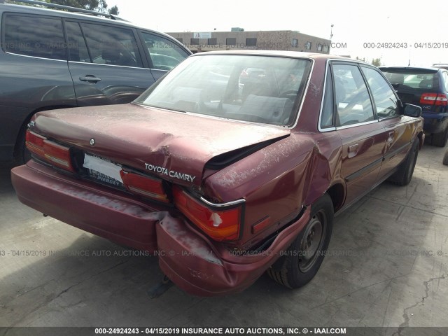 JT2SV21E3M3461108 - 1991 TOYOTA CAMRY DLX 红色 照片 4