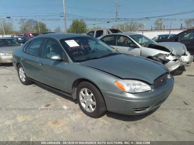 1FAFP56U27A137304 - 2007 FORD TAURUS SEL BLUE photo 1