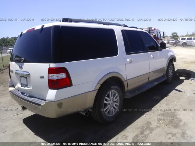 1FMJK1H5XBEF20082 - 2011 FORD EXPEDITION EL XLT/EL KING RANCH WHITE photo 4